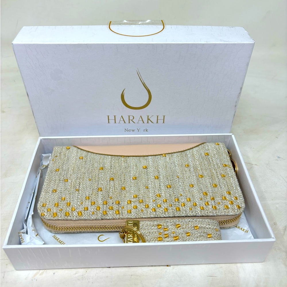 New with box Harakh New York Wristlet wallet